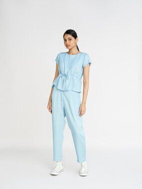 A Sweet Escape Top - Ocean Blue